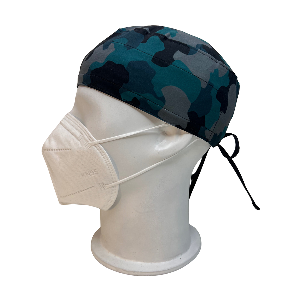 Gorro quirúrgico Camuflaje Blue caribbean