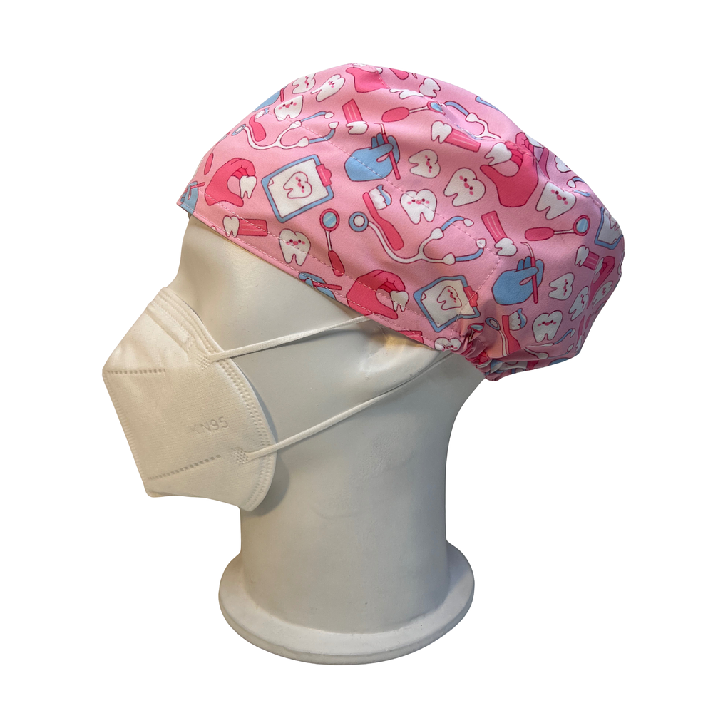 Gorro quirúrgico Dental rosa