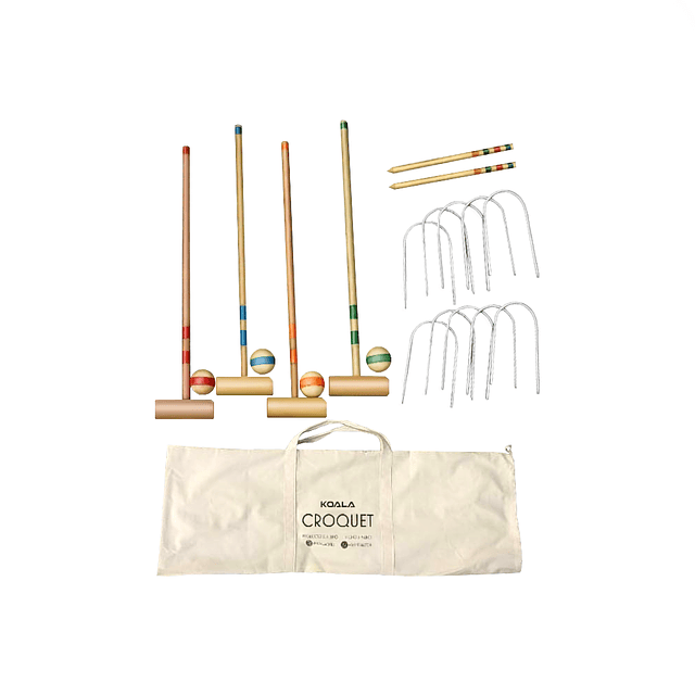 Juego de Croquet, set de 4