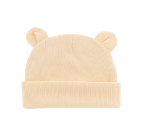 Gorro 100% algodón bebé recién nacido con orejitas