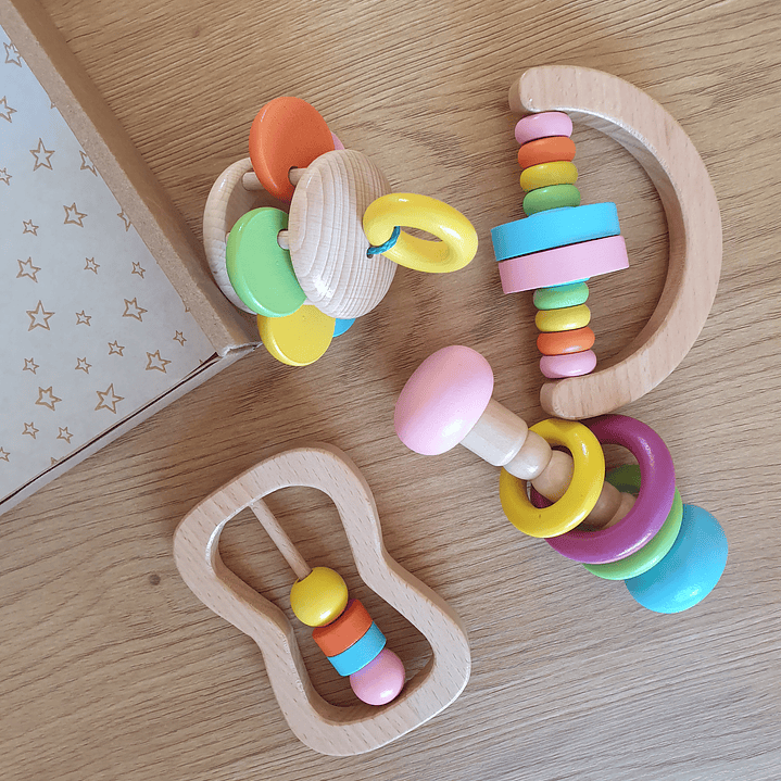 Set sonajeros musicales de madera START (4 ítems) 3