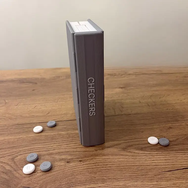 Bookgame Checkers - Game in Book Format 2