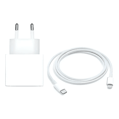 Cargador Original 35w Para Apple Iphone 14 13 12 11 Blanco