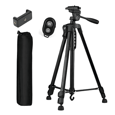 Trípode Para Cámara Telefono Con Control Bluetooth 140cm