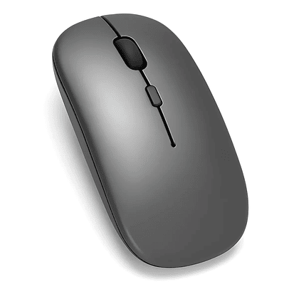 Mouse Inalámbrico Recargable Usb Silencioso Dual Bluetooth C