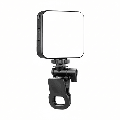 Mini Led Selfie Portátil Clip De Anillo Led Aro D Luz Cuadra