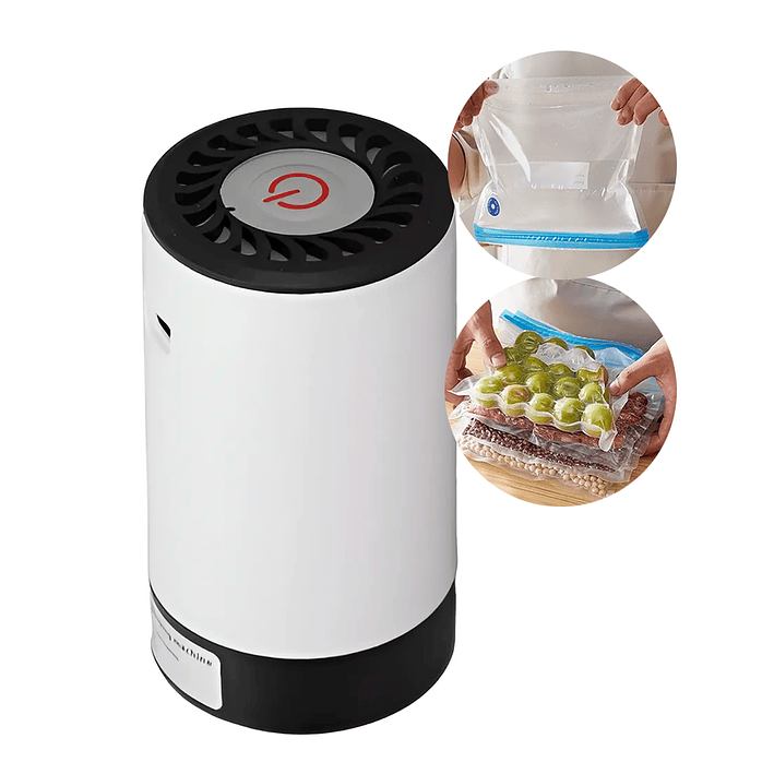 Bomba De Succión Eléctrica Para Bolsas Ropa Viaje Aspirador 1