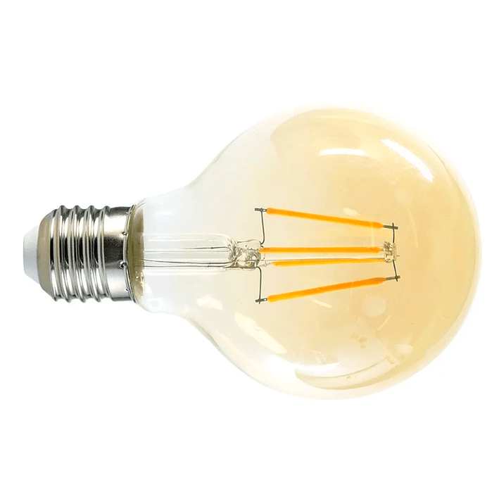 Ampolleta Vintage Globo E-27 Filamento 6w G80 Color Cálido 2