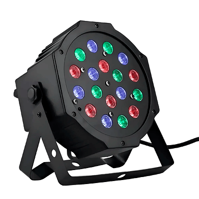 Proyector Led Rgb Dmx Luces Disco Luz Fiesta Rgb/w001 18 Led