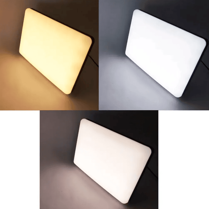 Panel De Iluminacion Aro Luz Led Pl26 Para Estudio + Tripode Negro Blanca Calida Y Fria 3