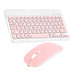 Kit Teclado + Mouse Para Ipad Tablet Celular Pc Bluetooth - Miniatura 2