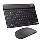 Kit Teclado + Mouse Para Ipad Tablet Celular Pc Bluetooth - Miniatura 1