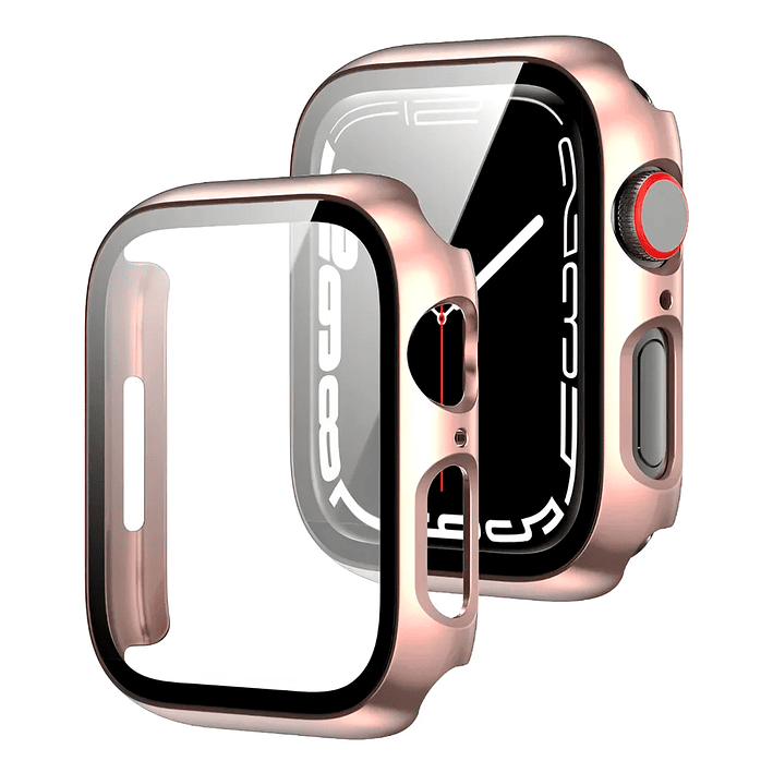 Protector Carcasa Slim + Glass Para Apple Watch Varias Medidas 4