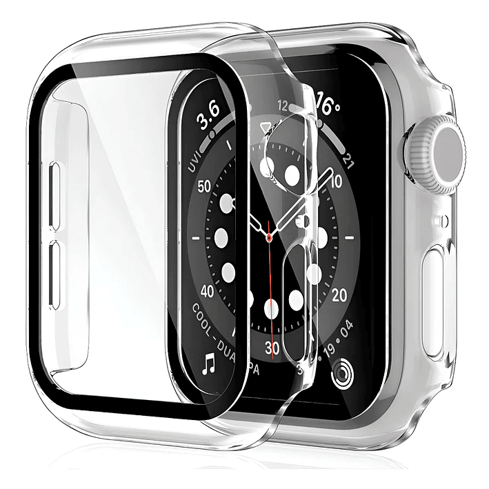 Protector Carcasa Slim + Glass Para Apple Watch Varias Medidas 6