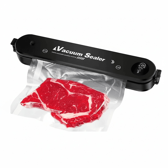 Maquina Para Sellar Al Vacio Selladora Al Vacio Electrica Negra 1