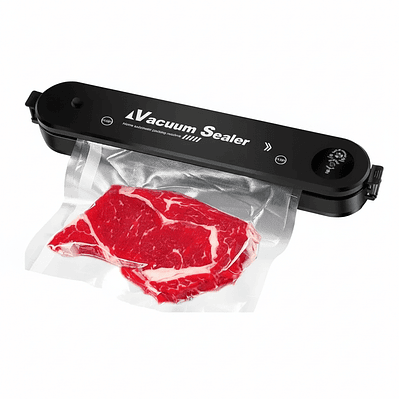 Maquina Para Sellar Al Vacio Selladora Al Vacio Electrica Negra