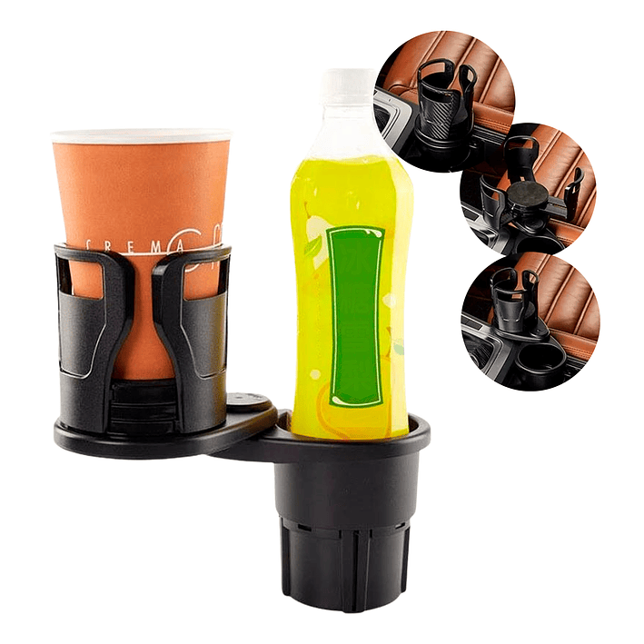 Porta Vasos Para Coche Auto Soporte De Vaso Multifuncional 1