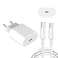 Cargador Usb C Para iPhone 15 16 Plus Pro Max Blanco - Miniatura 1