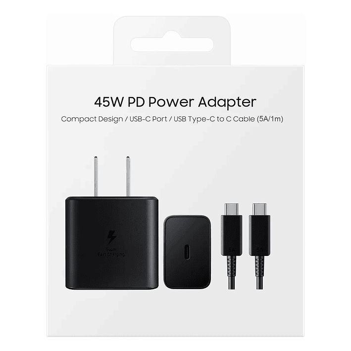 Cargador De Pared Tipo C 45w Carga Rapida Para Samsung 1