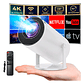 Proyector Portátil 4k Ubuy Hy300pro Android Tv Led 130 Pulgadas Blanco - Miniatura 1