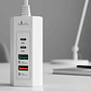 Cargador Usb Múltiple 4 En 1 Carga Rapida 2 Usb Y 2 Tipo C Blanco - Miniatura 2