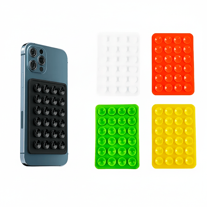 Soporte Funda Silicona Ventosa Selfie Teléfono Antideslizante 1