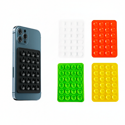 Soporte Funda Silicona Ventosa Selfie Teléfono Antideslizante