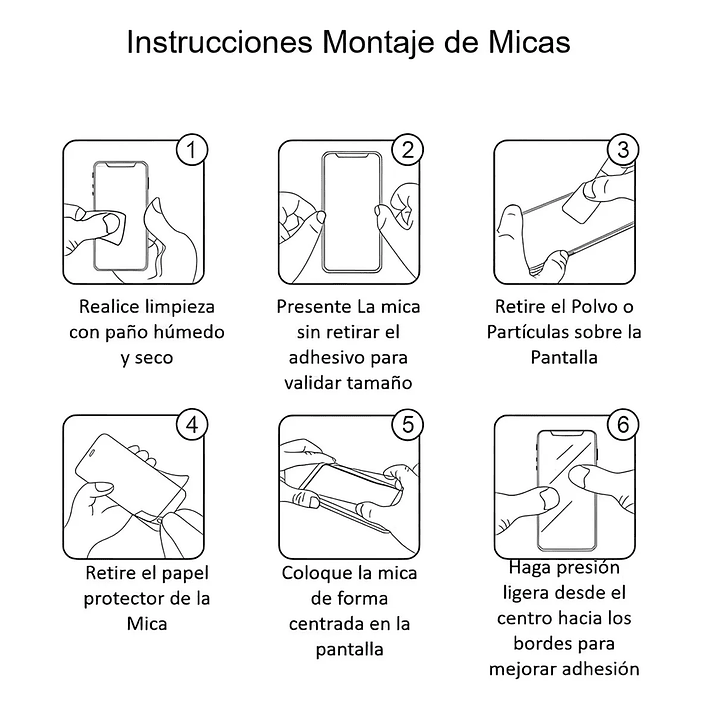 Lamina Protectora De Pantalla Anti espía Antigolpes Para Iphone 6