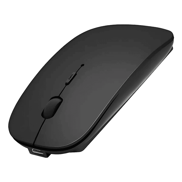 Mouse Inalámbrico Recargable Usb Silencioso Dual Bluetooth C 6