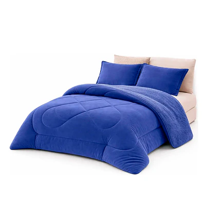 Cobertor Cubrecamas De Invierno Plush Con Chiporro King 2.5