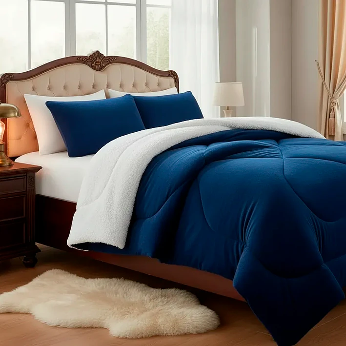 Cobertor Cubrecamas De Invierno Plush Con Chiporro King 2.5 7