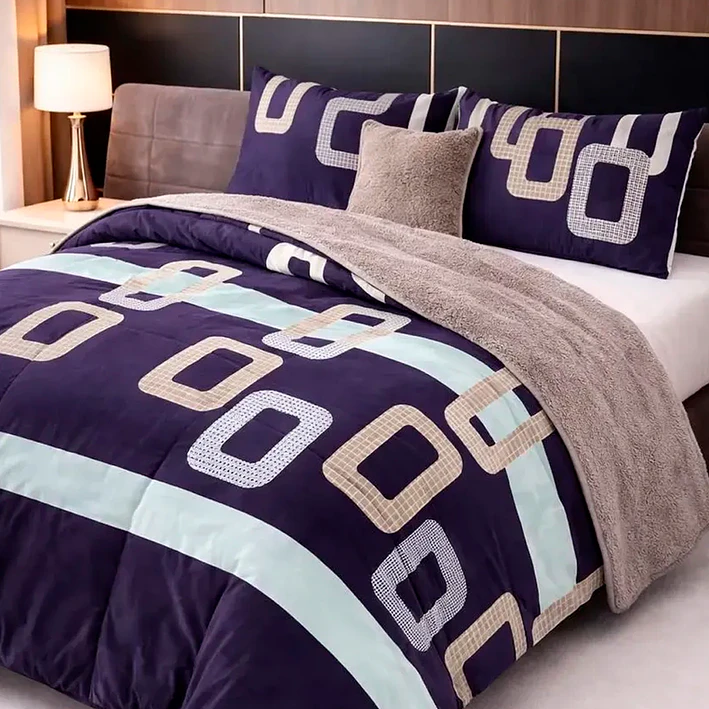 Cobertor Cubrecamas Invierno Plush Chiporro 1.5 Plazas Con Diseño 7