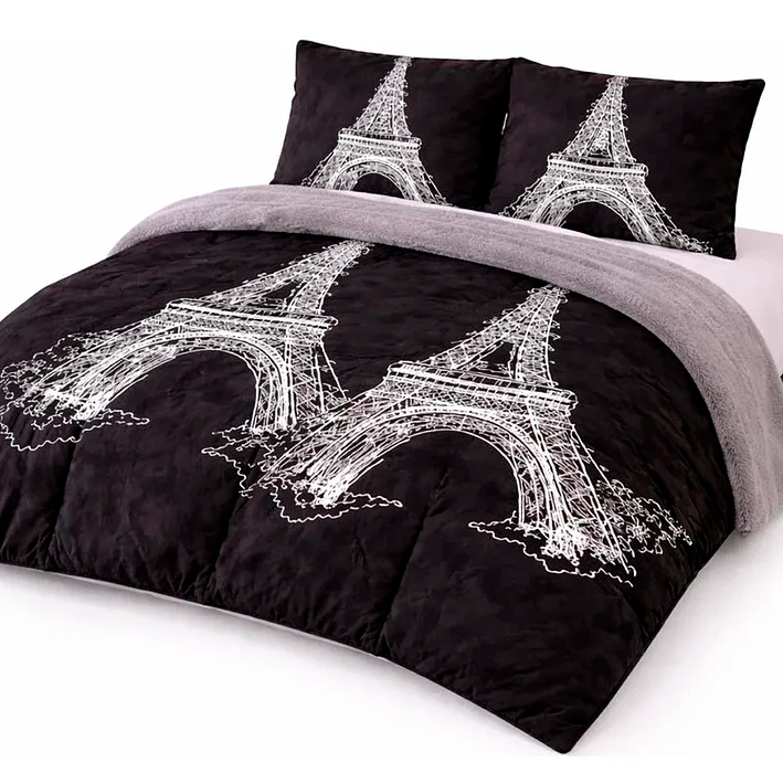 Cobertor Cubrecamas Invierno Plush Chiporro King Diseño 2