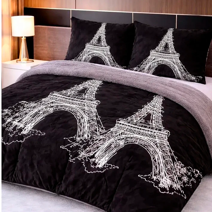 Cobertor Cubrecamas Invierno Plush Chiporro King Diseño 5