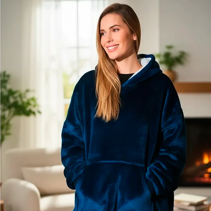 Poleron Frazada Manta Sherpa Chiporro Frio 4