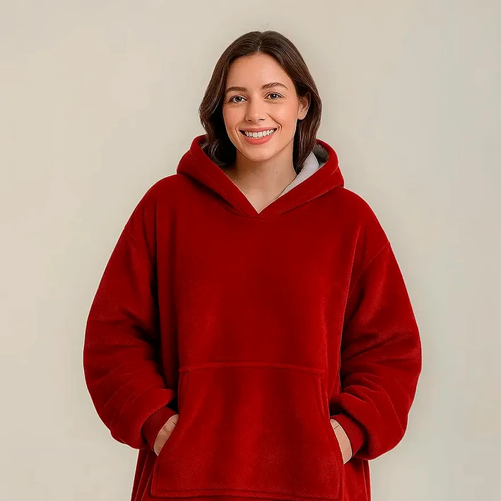 Poleron Frazada Manta Sherpa Chiporro Frio 5