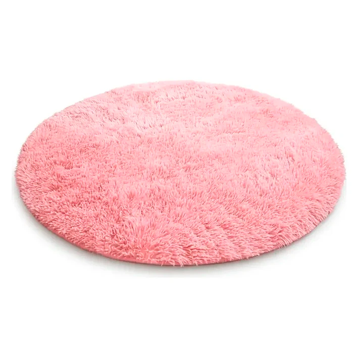 Alfombra Redonda Peluda 150 cm Suave Varios Colores 1