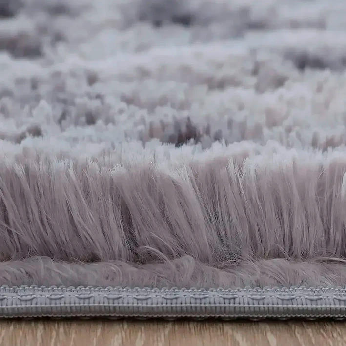 Alfombra Redonda Peluda 150 cm Suave Varios Colores 7