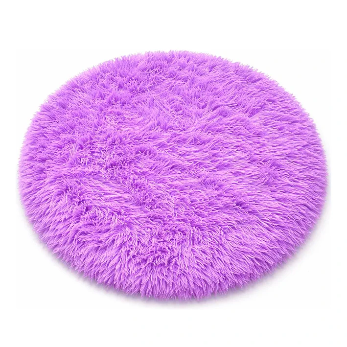 Alfombra Redonda Peluda 150 cm Suave Varios Colores 8