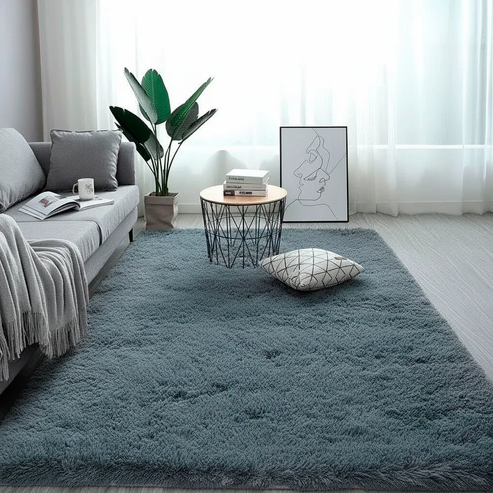 Alfombra Peludas 150x200 Suaves Para Living Hogar Colores 7