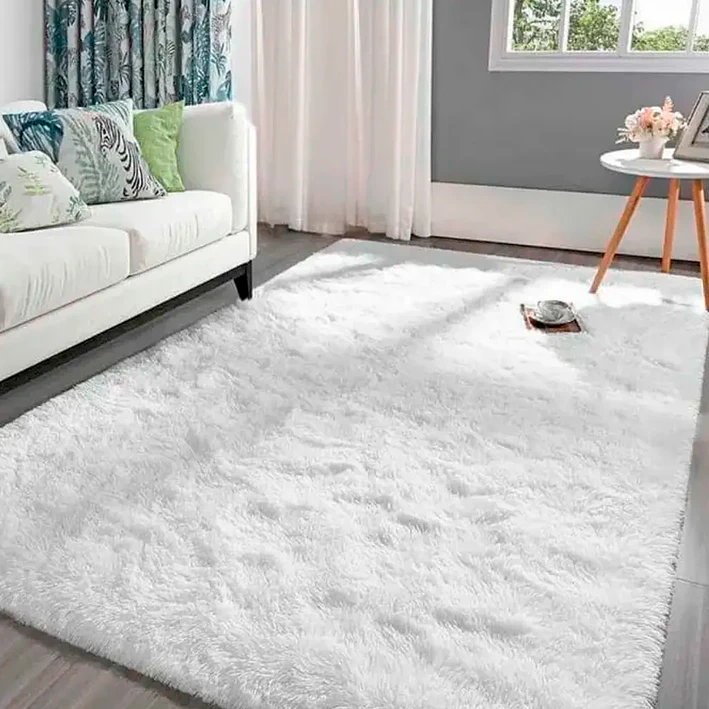 Alfombra Peludas 150x200 Suaves Para Living Hogar Colores 8