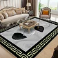 Alfombra Lisa Con Diseño 3d Medida 180 X 200 Cm - Miniatura 1