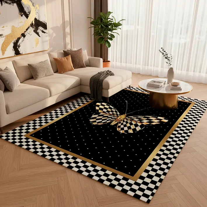 Alfombra Lisa Con Diseño 3d Medida 180 X 200 Cm 6