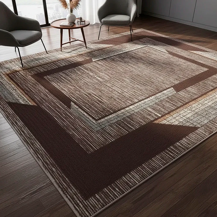 Alfombra Lisa Con Diseño 3d Medida 180 X 200 Cm 7