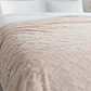 Frazada Rosa Relieve King 250x200 Cm Poliéster Unicolor - Miniatura 6