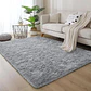Alfombra Peludas 150x200 Suaves Para Living Hogar Colores - Miniatura 1
