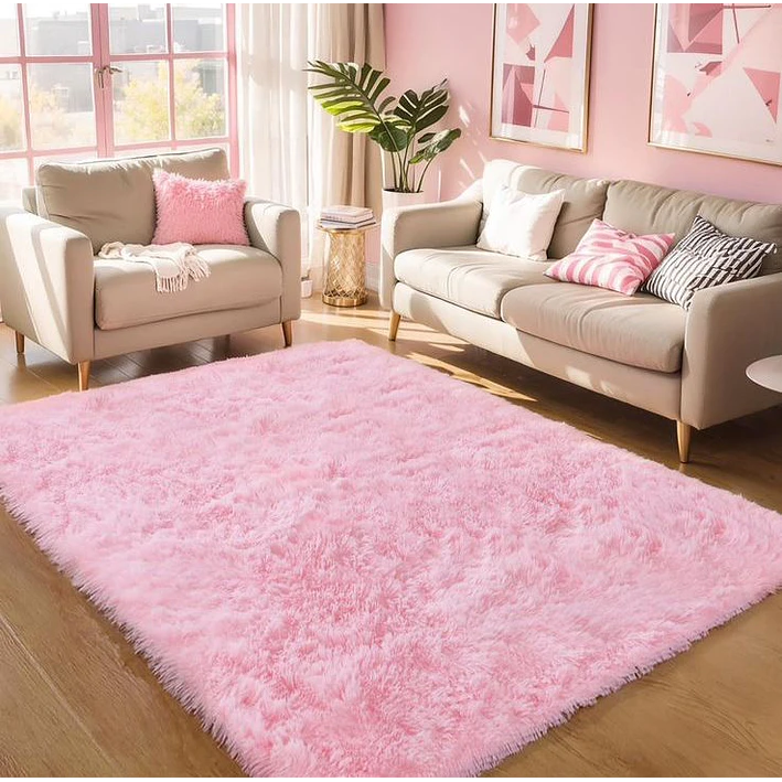 Alfombra Peludas 150x200 Suaves Para Living Hogar Colores 7