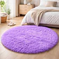 Alfombra Redonda Peluda 150 cm Suave Varios Colores - Miniatura 9
