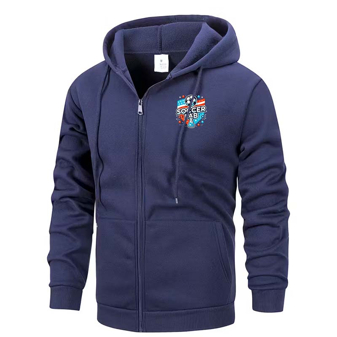 Sweat com fecho Azul 1