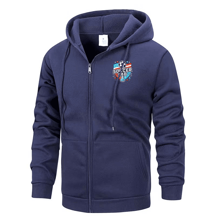 Sweat com fecho Azul 1